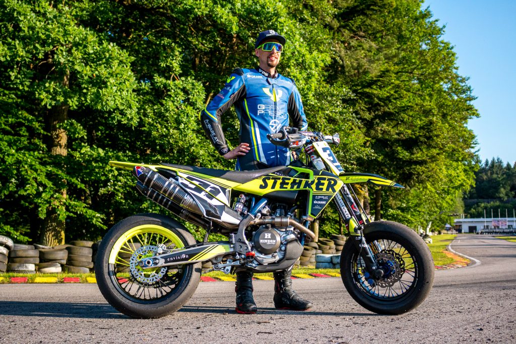 Alex Feuchtenhofer 2022 in Pisek (CZ) im Rahmen des G-Cup / Supermoto Austria